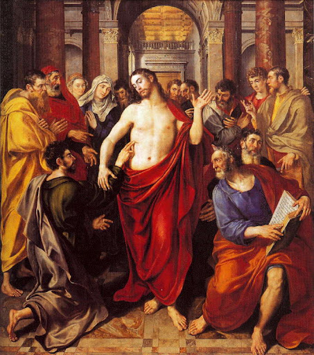 Marten De Vos: Isus pokazuje Tomi svoje rane