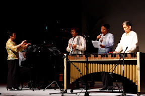 Greg Zuniega (piano), Patricia Lim (conductor), Fredeline Parin (trunpet),  Conrado Dondi Ong III (tenor) and Johnny Yu (marimba)