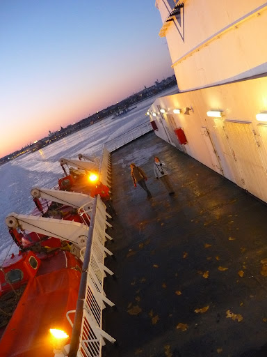Sur le bateau