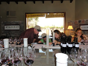 At Kaiken were were allowed to blend our own wine. This was serious competition.