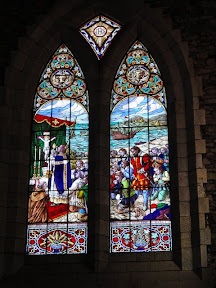 Their stained glass windows were great