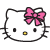 Hello Kitty feliz