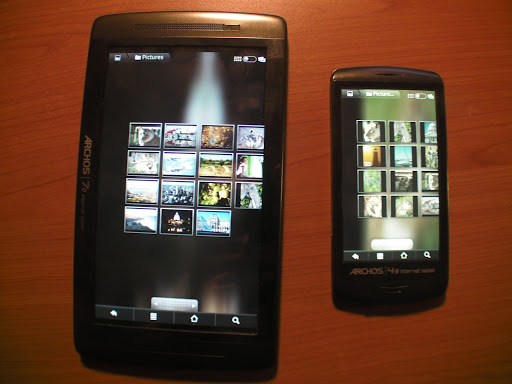 Archos 70 Internet Tablet vs