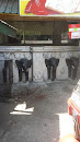 Colombo Bus Stand Elephant Sculpture