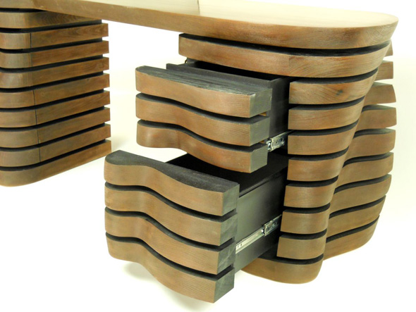contemporary unique large desk drawer designs