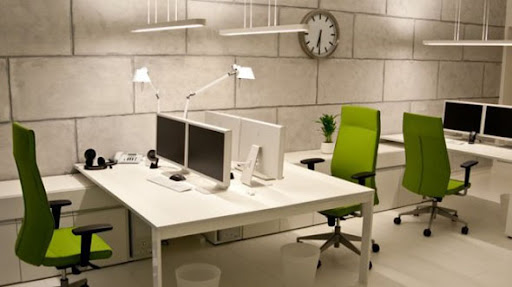 open office layout design. modern work station office