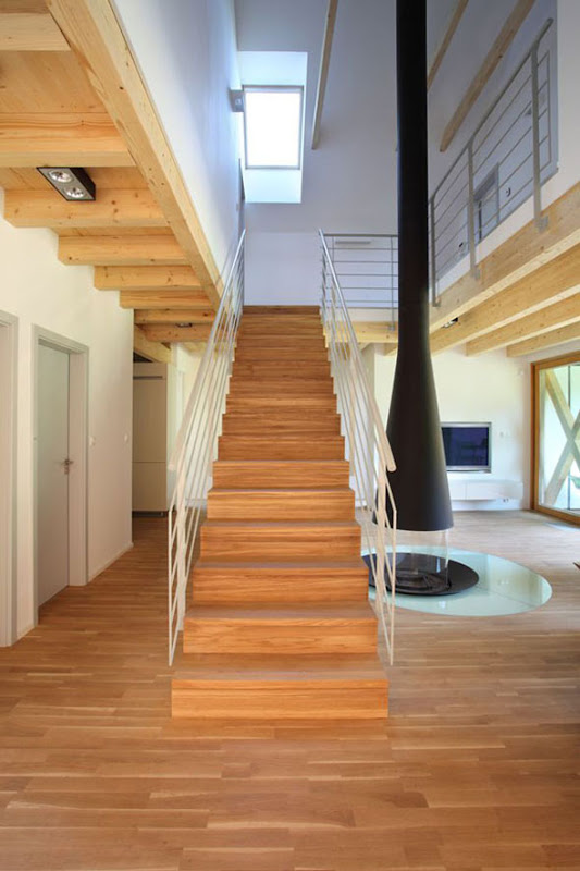 modern wooden stairs design inspiration ideas