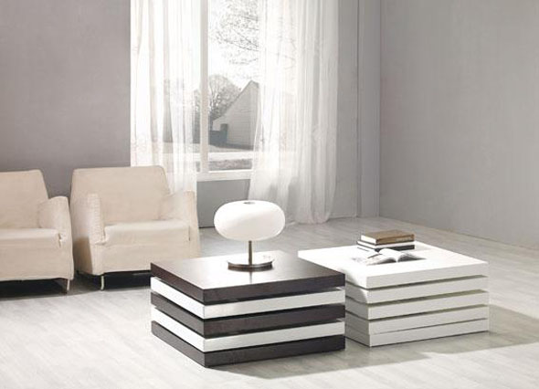 contemporary rectangular coffee table furniture design