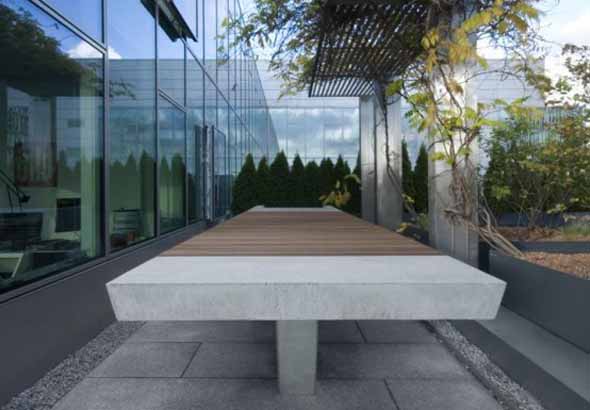 simple outdoor grill barbecue table design