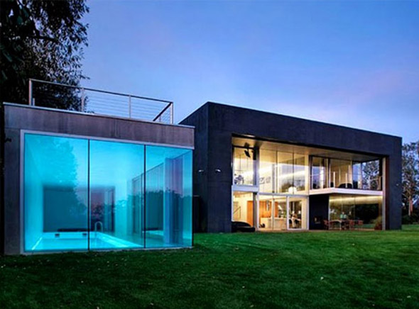 minimalist elegant cube house architecture ideas
