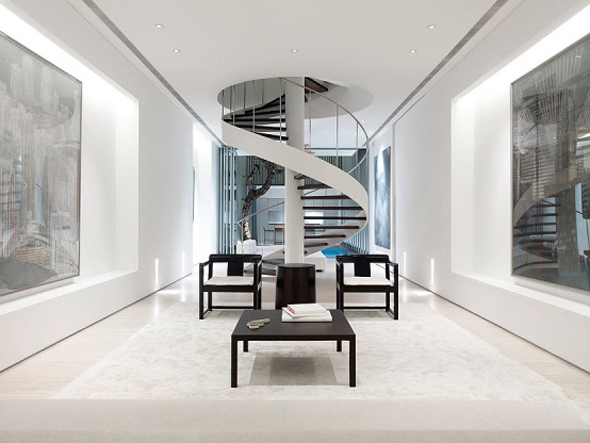 modern minimalist spiral staircase design plans