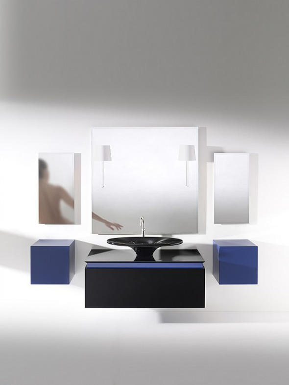 Modern Elegant Contemporary Wash Basin Furniture Design Inspired by Panton Chair – Kalla by Karol
