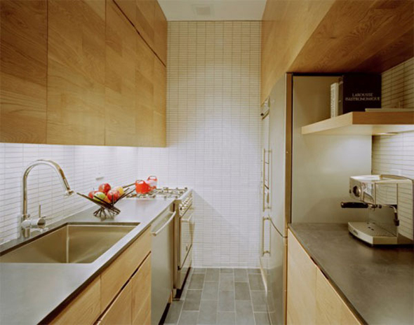 modern contemporary small kitchen set design