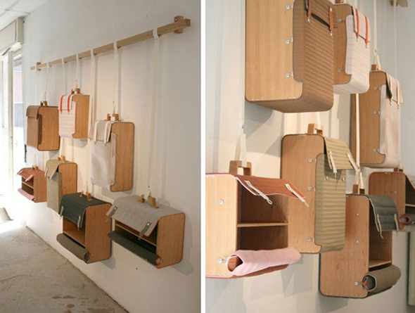 contemporary wooden suitcase hanger design plans
