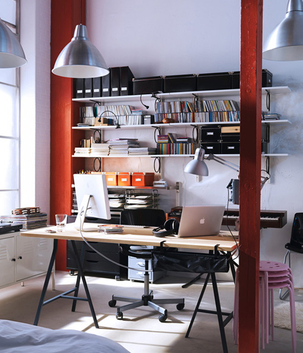 modern ikea work room design inspiration ideas