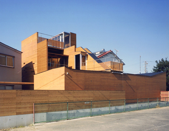contemporary japanese wooden house design