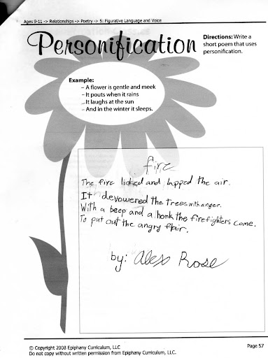 Personification Poems About Nature For Kids