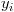 y_i