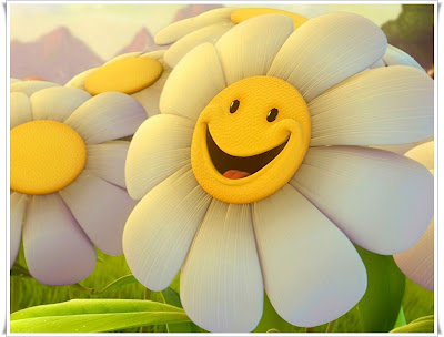 Smiley Flower Happy! wallpaper