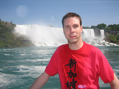 Stephen at Niagra Falls