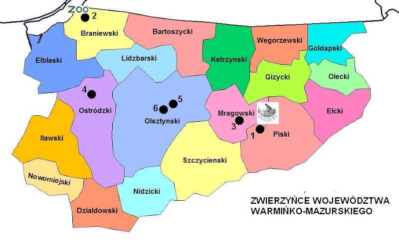 Zwierzyńce województwa warmińsko-mazurskiego