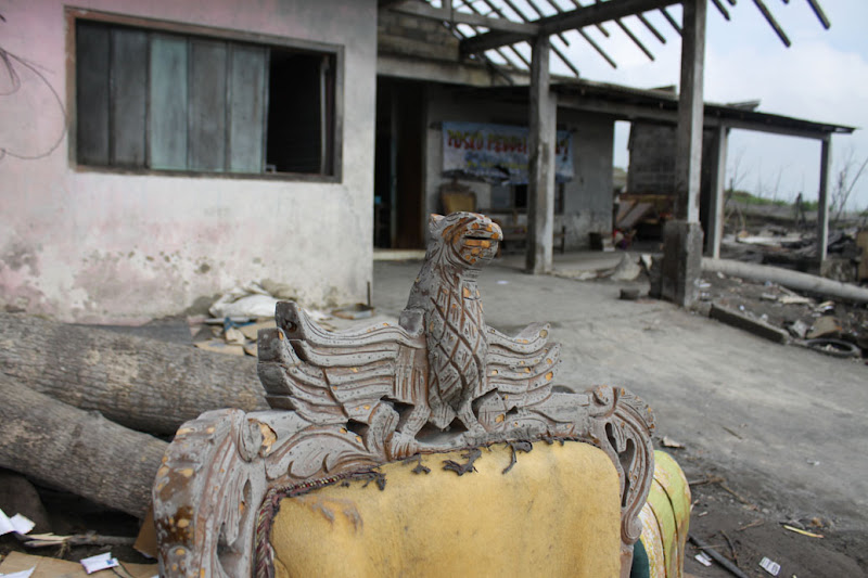 Chair_Kalitengah Kidul_Mount Merapi_Srunen VIllage_Merapi Eruption_Jogjakarta_Indonesia_Aftermath