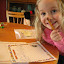 Maggie working on her Santa letter