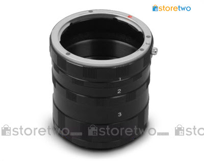 Macro Close Up Extension Tube Set for Sony Alpha / Minolta MA Camera
