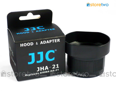 JJC SIGMA HA-21 Lens Hood and Lens Adapter