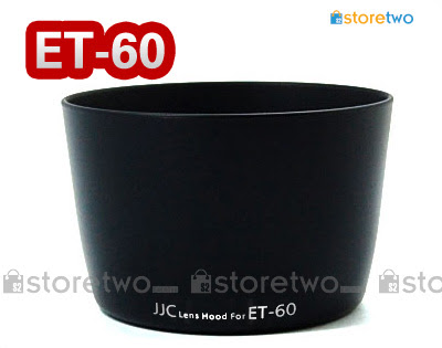 Canon Lens on Lens Hood Fits Canon Ef S 55 250mm Is 75 300 Usm Et 60 Lens Hoods