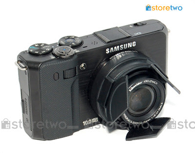 Self-retaining Auto Lens Cap for Samsung TL500 / EX1