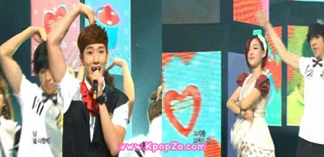 Gain แอบไปเป็นแดนซ์เซอร์ให้ Jokwon ใน Music Core