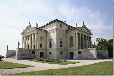 Villa Rotonda, Palladio, início em 1550. Vicenza. Villa Rotonda, Palladio, início em 1550. Vicenza.