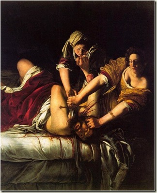 Judite e Criada com a cabeça de Holofernes, Artemisia Gentileschi