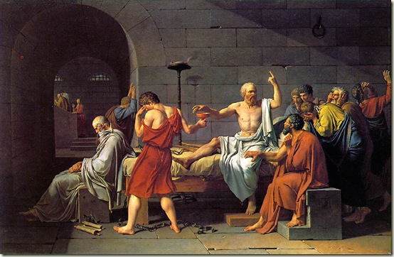 A morte de Sócrates, Jacques-Louis David