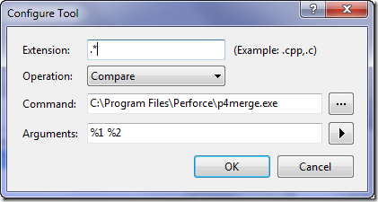 set up p4merge