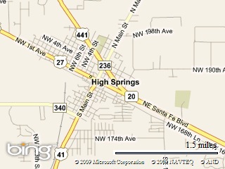 Ginnie Springs Map