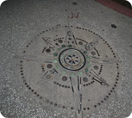 mosaic compass