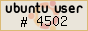 The Ubuntu Counter Project - user number # 4502