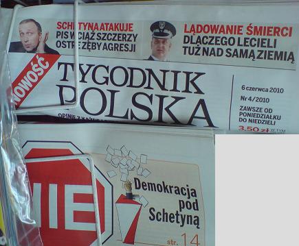 Grzegorz Schetyna, czerwiec 2010, Polska the Times, NIE, propaganda, ubloid, socjotechnika, Civic Platform, corruption