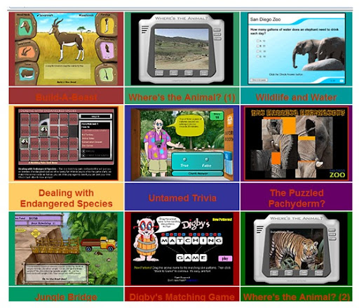 The San Diego Zoo web site is