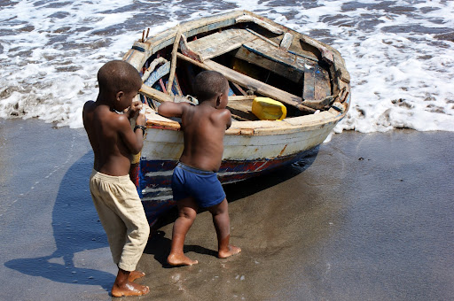 Crianças em Cabo Verde