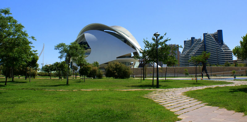 Valência os jardins da cidade das artes