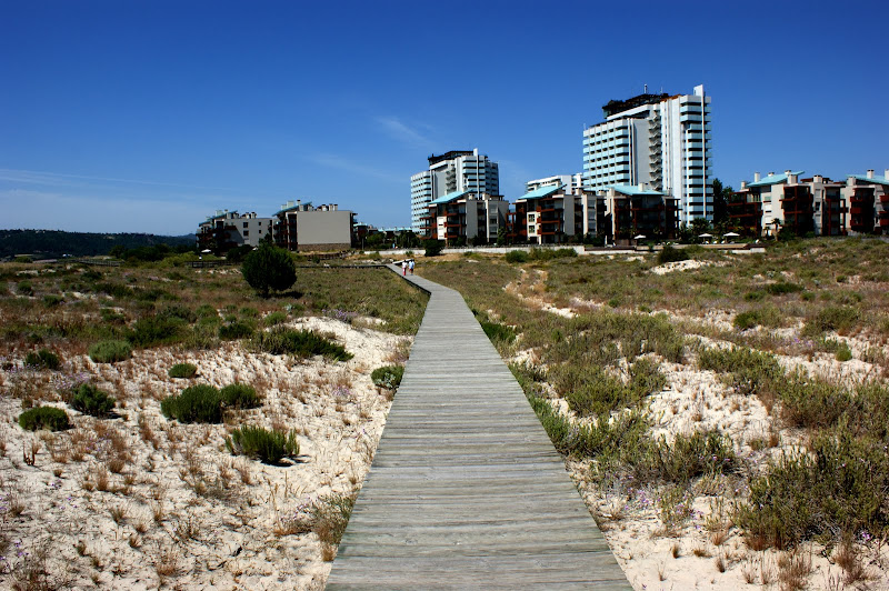 Ir à praia em Troia