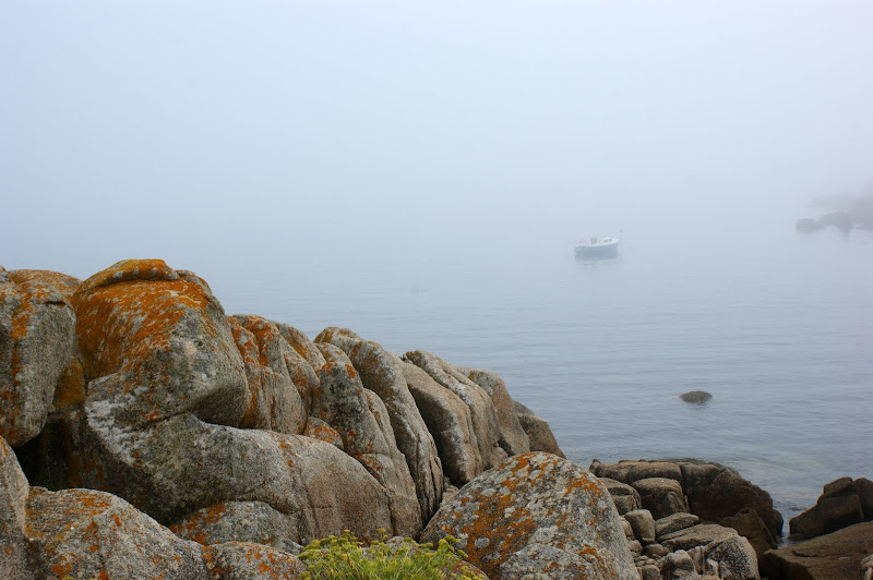 San vicente del mar num dia de neblina