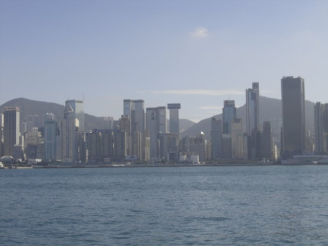 Widok na wyspę Hong Kong
