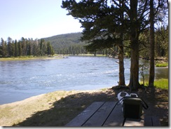 Picnic lunch spot