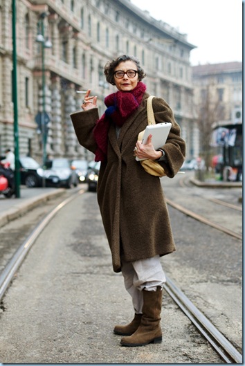 Renata Milan from The Sartorialist