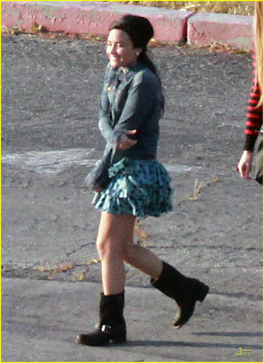 #4827585 EXCLUSIVE... Secrecy and security were at a high as hot new couple Demi Lovato and Joe Jonas cozy up and get silly while shooting a video on the outskirts of Los Angeles, Ca on April 10, 2010
Fame Pictures, Inc - Santa Monica, CA, USA - +1 (310) 395-0500