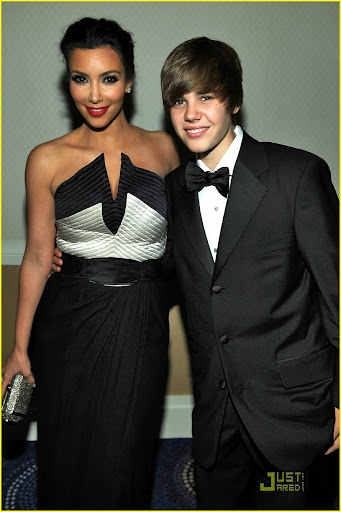 WASHINGTON - MAY 01: Kim Kardashian and Justin Bieber attend the TIME/CNN/People/Fortune 2010 White House Correspondents' dinner pre-party at Hilton Washington Hotel on May 1, 2010 in Washington, DC.  (Photo by Larry Busacca/Getty Images for Time Inc)
